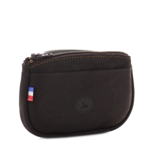 Porte monnaie Frandi 5262MR couleur marron vue de coté.