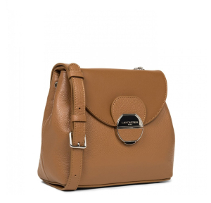 Sac trotteur Foulonne Pia 547-61 couleur camel vue de coté.