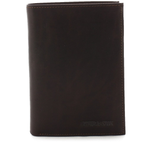 Grand portefeuille en cuir Arthur & Aston Pablo 1589-805 Châtaigne