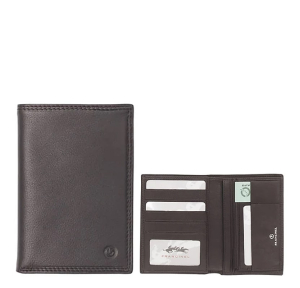 Portefeuille Homme Francinel Bruges 2 Volets en Cuir Marron