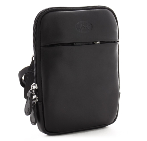 Sacoche zippée à bandoulière Francinel Palerme 652160 Noir côté