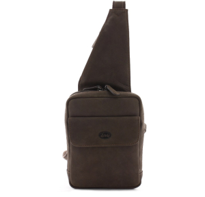 Sac mono-bandoulière cuir gras Francinel Bilbao 655039 Marron