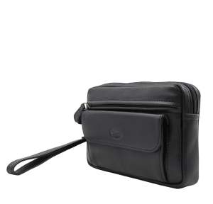 Pochette homme Francinel London City 652028 couleur noir vue de profil.