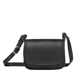 Petit sac bandoulière à rabat Le Foulonné S 10134021001 Noir