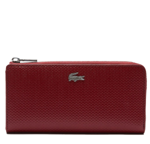 Portefeuille zippé Chantaco en cuir NF3580KL C88 (Rhubarb 476 / Rouge Bordeaux)