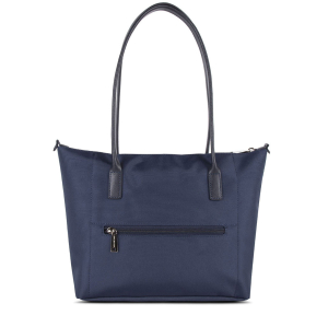Sac cabas Epaule Zippé M Smart KBA 516-30-BL/FO de couleur bleu foncé, vue de côté