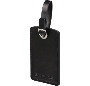 Porte-adresse rectangulaire x2 Samsonite 121307 1041 de couleur noir, vue de côté