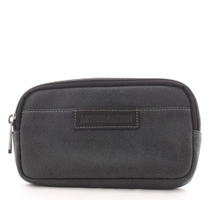 Pochette ceinture Arthur et Aston 2158-926 couleur noir vue de face
