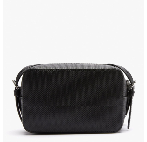 Petit sac à bandoulière Lacoste  Chantaco NF3879KL 000 couleur noir vue de dos