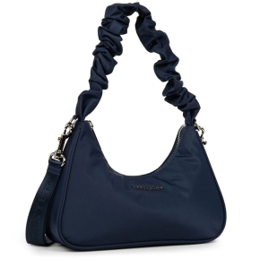 Sac baguette Zippé Lancaster Basic Chouchou 510-68-BLEUFONC Bleu foncé vue de côté