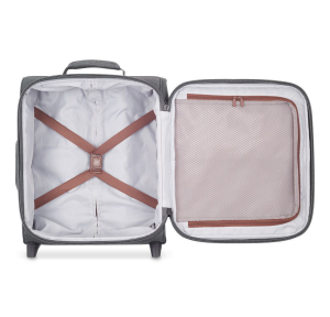 Valise trolley cabine 2 roues Delsey Maubert 3813700-01 couleur anthracite vue intérieur