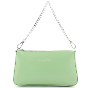 Sac porté épaule Lancaster Suave Even S 433-14-JADE couleur jade vue de face