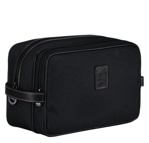 Trousse de toilette homme Longchamp Boxford L1005080001 Noir vue de côté