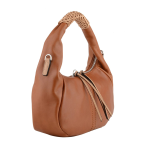 Petit sac porté épaule Francinel Audrey 22531 CAM couleur Camel vue de profil