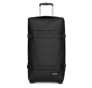 Sac de voyage à roulettes TSA Eastpak K0A5BA9-008 de couleur noir, vue de face avec poigné