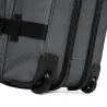 Sac de voyage à roulettes TSA Eastpak K0A5BA9-77H couleur noir denim, vue de près avec roulettes Sac de voyage à roulettes TSA Eastpak K0A5BA9-77H couleur noir denim, vue de près avec roulettes