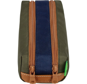 Trousse Double Tann's bicolore Axel 12127 couleur kaki/bleu vue de face