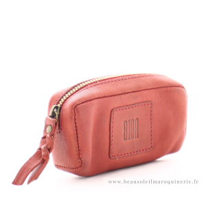 Porte-monnaie Femme Biba Kansas KA6 ROJO couleur rouge vue de profil