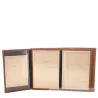 Grand portefeuille rabat double Les Ateliers Fourès 969FAU de couleur fauve, vue intérieure à 3 volets Grand portefeuille rabat double Les Ateliers Fourès 969FAU de couleur fauve, vue intérieure à 3 volets