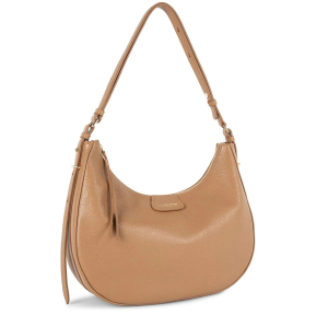 Sac hobo Zippé L Lancaster Dune 529-78-CAMEL couleur Camel, vue de côté