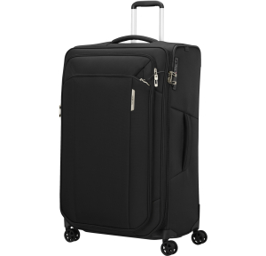 Valise cabine 4 roues Samsonite Respark 143331 7416 couleur Ozone Black vue de profil