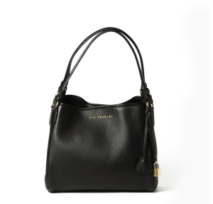 Sac porté épaule Mac Douglas DULCINE-ROMY-VG01-S cuir grainé Noir