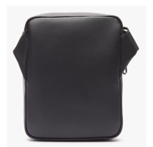 Sacoche avec poche plate Lacoste Practice NH4017PN 000 couleur noir, vue de dos