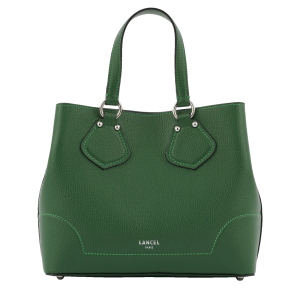 Sac cabas/bandoulière S Lancel Néo Izy A12133J3, couleur fougère, vue de face