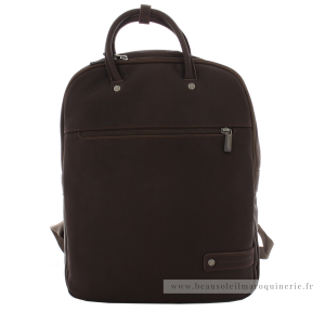Sac à dos Arthur & Aston Oscar 1978-13-C couleur châtaigne, vue de face