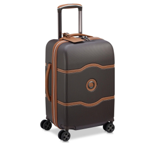 Valise Delsey cabine quatre roues Chatelet Air 2.0 S 55 cm 00167680106 marron vue de profil