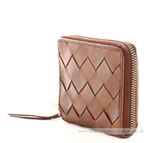 Portefeuille Biba Lewisburg LEI5L CUERO couleur cognac vue de côté