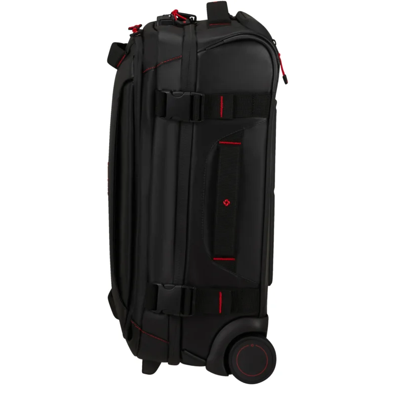 Sac de voyage Samsonite à roues double Ecodiver 140881-1041 noir vue de côté Sac de voyage Samsonite à roues double Ecodiver 140881-1041 noir vue de côté