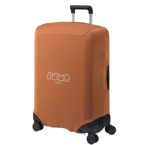 Housse pour valise Jump en Spandex M Housse CPS02CAR couleur caramel, vue de côté