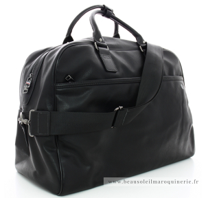 sac week-end Serge Blanco à main San Antonio SAO14020999 noir vue de profil