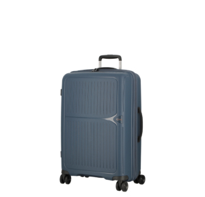 Valise moyenne Jump extensible TXC 2 66cm TX24BLE bleu vue de profil