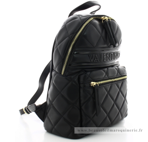 Sac à dos Valentino Bags au design matelassé Ada VBS51O07 001 noir vue de profil