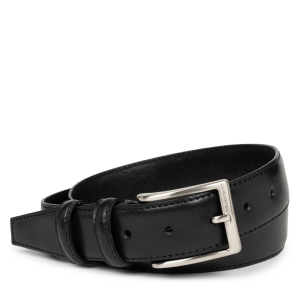 Ceinture en cuir Lancaster Accessoires Ceinture Soft 601-11-NR115 noir vue de près