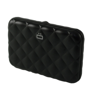 Porte-cartes matelassé Ogon Quilted button