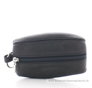 Porte monnaie grain de café Serge Blanco ANC21065 999 couleur noir