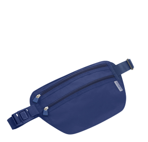 Pochette ceinture Samsonite avec protection RFID 121374-1549 couleur bleu nuit, vue de face