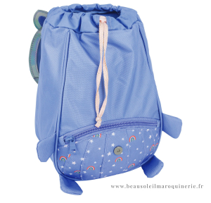Sac à dos Enfant Tann's La Licorne 645142 couleur violet vue de profil