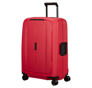 Valise trolley Samsonite 4 roues Essens moyen séjour 146911 couleur Rouge, vue de profil