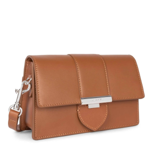 Sac trotteur Lancaster à rabat avec fermoir Paris Ily 531-012-CAMEL vue de profil