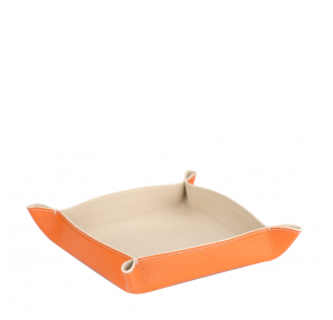Vide poche Arthur Aston Joy foulonné doublure polyester 2319-999 I couleur orange, vue de face