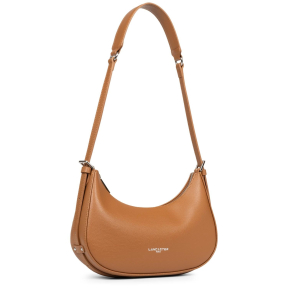 Sac besace Lancaster porté épaule Sierra 438-001 CAM couleur Camel, vue de profil