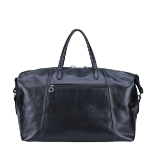 Grand sac de voyage Arthur & Aston Edith en cuir A123-11GM A couleur Noir, vue de face