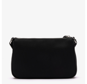 Sac crossover Lacoste Daily Lifestyle NF4369DB 000 Noir, vue de dos