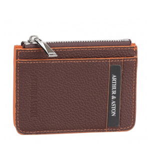 Porte cartes Arthur & Aston Joy en cuir 2319-270 B Marron
