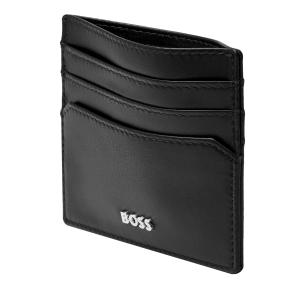 porte-cartes Hugo Boss HLC403 couleur noir vue de profil
