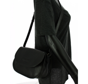 Sac porté travers Arthur et Aston Rabat A123-30PMA couleur noir, porté